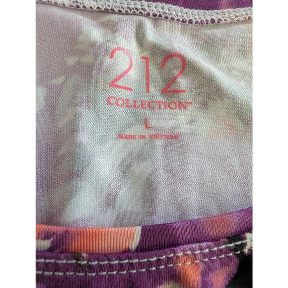 212 Collective women's camisole tank top shirt purple floral size Large - Picture 3 of 11